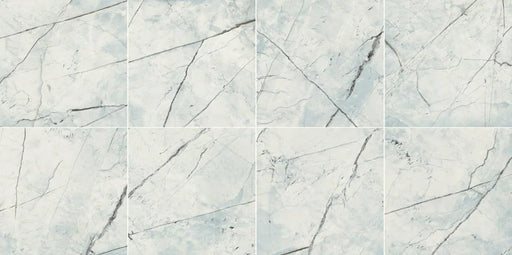 Black & Light Calacatta 35.4x35.4 Satin Porcelain Tile