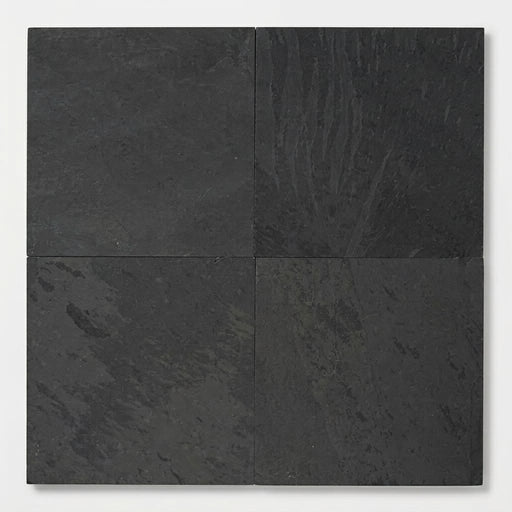 Black Pearl 24x24 Gauged Stone Tile close-up