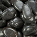 Black 2-3 CM Polished Pebbles 40 LBS Bag Pebble