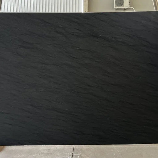 Black Vermont 3cm Polished & Leathered Granite Slab