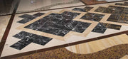 Black with Vein 12x12 Polished Marble Tile