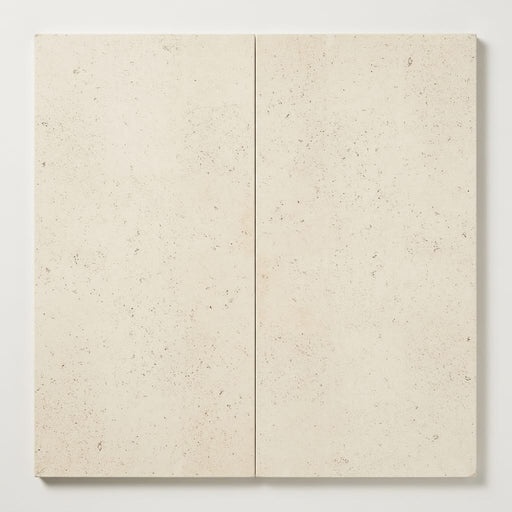 Blavet Blanc Limestone Tile 12x24 Honed 1/2 inch close-up