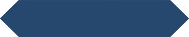 Block Arrow Azul 2x10 Matte Porcelain Tile