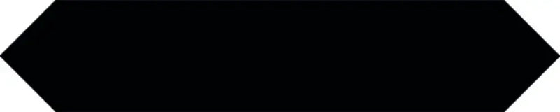 Block Arrow Negro 2x10 Matte Porcelain Tile