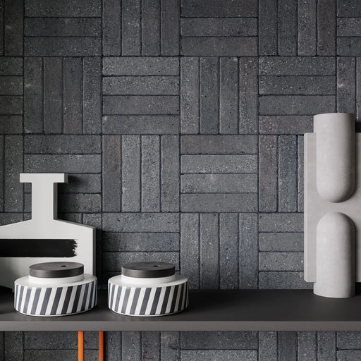 Block Jolly Trimmat Dark 0.5x8 Matte Porcelain Tile
