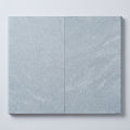 Blue Island Marble Leather (Sandblasted & Brushed) 16 x 24 x 1.25 Bullnose Coping 16x24 close-up