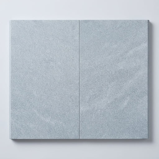 Blue Island Marble Leather (Sandblasted & Brushed) 16 x 24 x 1.25 Bullnose Coping 16x24 close-up