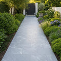 Blue Island Marble Leather (Sandblasted & Brushed) 16 x 24 x 1.25 Paver 16x24 — Garden path