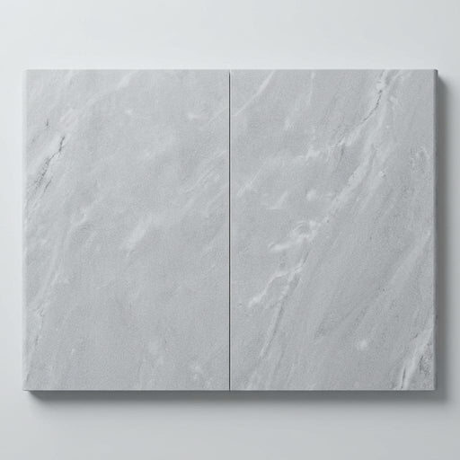 Blue Island Marble Leather (Sandblasted & Brushed) 16 x 24 x 2 Bullnose Coping 16x24 close-up