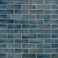 Blue Shimmer 2x6 Subway Glass Tile