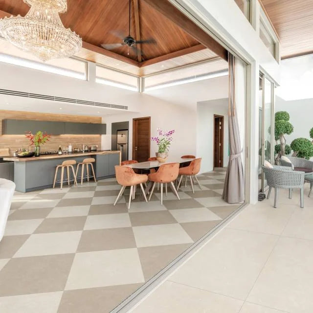 Bluerun Antique White 24x24 Matte Ceramic Field Tile