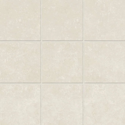 Bluerun Antique White 4x4 on 12x12 Sheet Matte Ceramic Mosaic