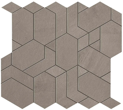 Boost Grey Irregular Matte Rectified Porcelain Mosaic Tile