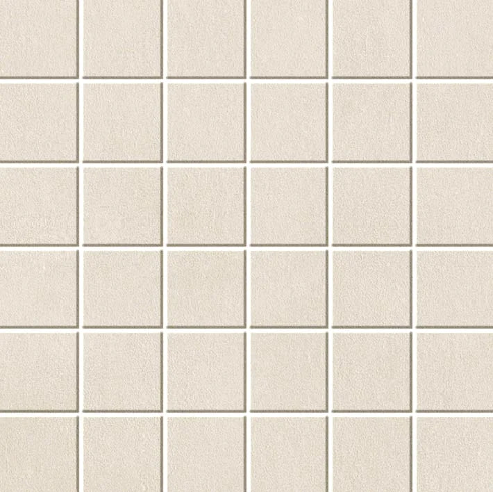 Boost White Irregular Matte Rectified Porcelain Mosaic Tile