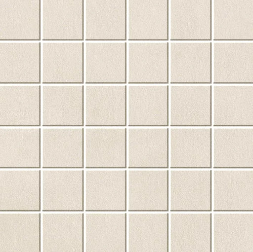 Boost White Irregular Matte Rectified Porcelain Mosaic Tile