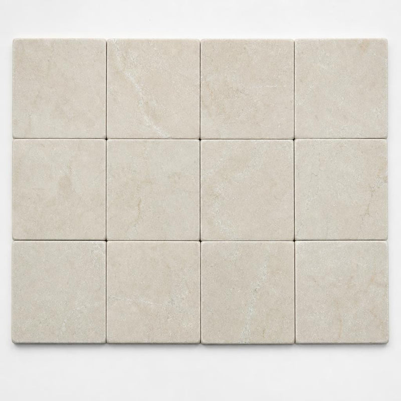 Bottaccino Marble Tile 4x4 Tumbled close-up