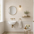 Bottaccino Marble Tile 4x4 Tumbled — Powder Room wall