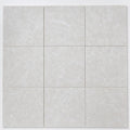 Botticino Fiorito 12x12 Veined Marble Tile close-up