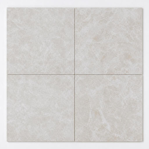 Botticino Fiorito 18x18 Polished Veined Marble Tile close-up