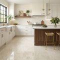 Botticino Marble Tile 12x24 Polished — Kitchen floor