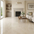 Botticino Marble Tile 12x24 Polished — Living Room floor