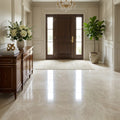 Botticino Marble Tile 18x18 Polished — Foyer floor