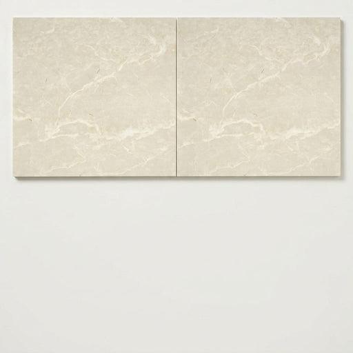 Botticino Marble Tile 24x24 Polished close-up