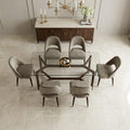 Botticino Marble Tile 24x24 Polished — Dining Room floor