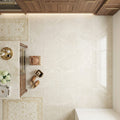 Botticino Marble Tile 24x24 Polished — Kitchen floor
