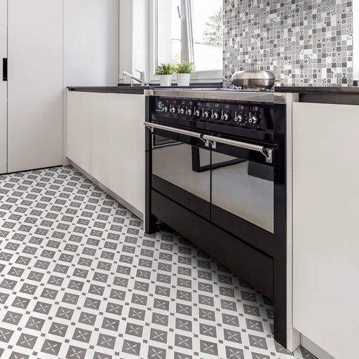 Bouquet Eiffel 2x2 Matte Porcelain Mosaic Tile