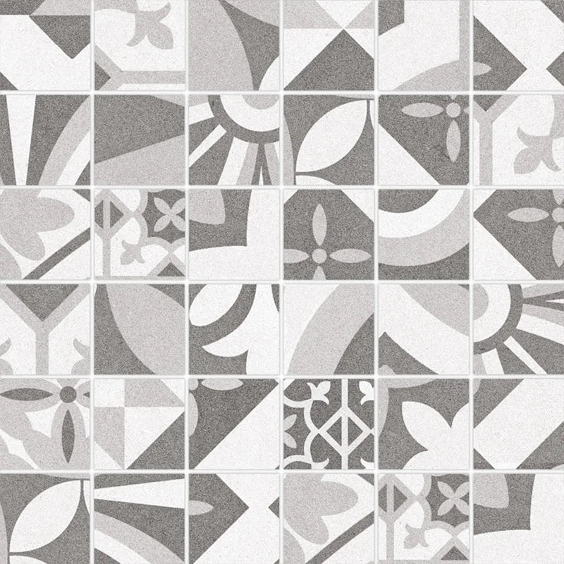 Bouquet Eiffel 2x2 Matte Porcelain Mosaic Tile
