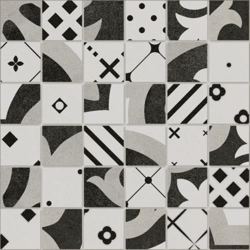 Bouquet Tiffany 2x2 Matte Porcelain Mosaic Tile