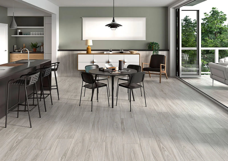 Braxton Grigia 10x40 Matte Porcelain Wood Look Tile