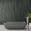 Braxton Midnight 10x40 Matte Porcelain Wood Look Tile