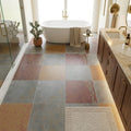 Brazilian Multicolor 24x24 Gauged Marble Tile — Primary Bath floor