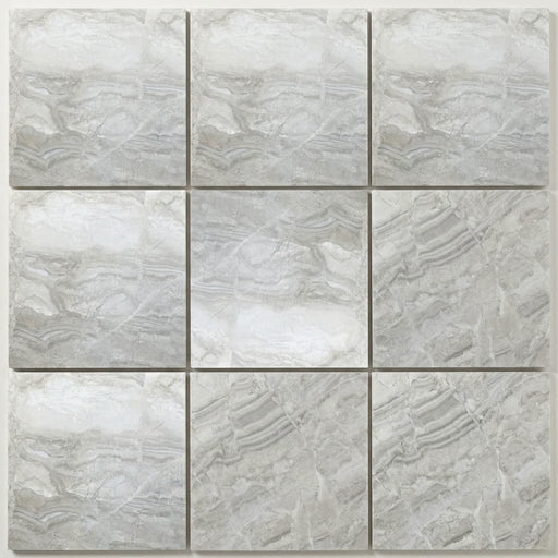 Breccia Bianco Marble Tile 12x12 Honed close-up