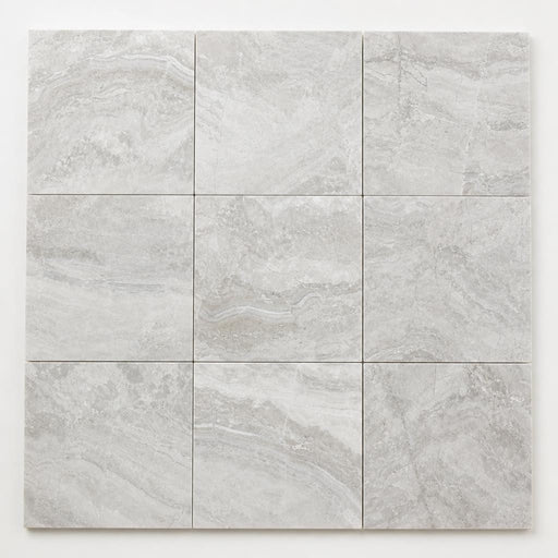 Breccia Bianco Marble Tile 12x12 Honed close-up