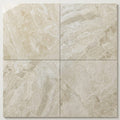 Breccia Bianco Marble Tile 18x18 Polished close-up