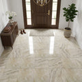 Breccia Bianco Marble Tile 18x18 Polished — Foyer floor