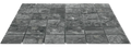 Travertine/Marble Mosaics Breccia Grigio 12x12 Natural Veined Marble Mosaic