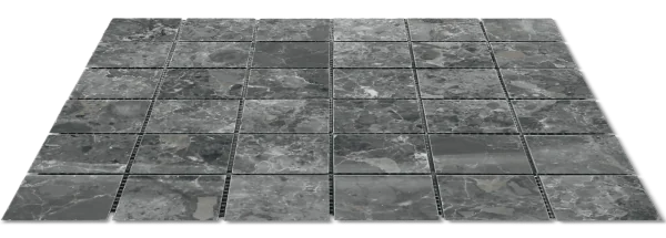 Travertine/Marble Mosaics Breccia Grigio 12x12 Natural Veined Marble Mosaic