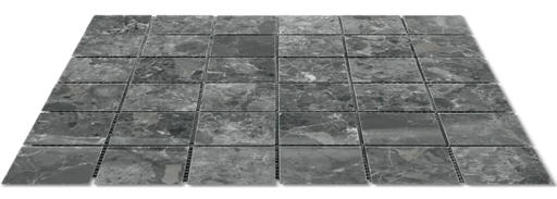 Travertine/Marble Mosaics Breccia Grigio 12x12 Natural Veined Marble Mosaic