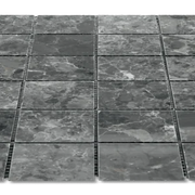 Travertine/Marble Mosaics Breccia Grigio 12x12 Natural Veined Marble Mosaic