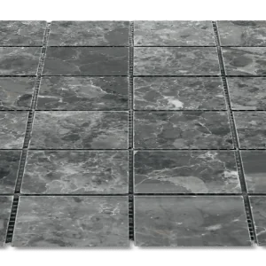 Travertine/Marble Mosaics Breccia Grigio 12x12 Natural Veined Marble Mosaic