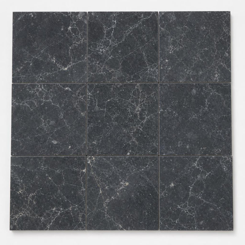 Breccia Grigio 12x12 Polished Veined Marble Tile close-up