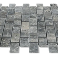 Breccia Grigio 1x2 Brick 12x12 Natural Veined Marble Mosaic