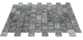 Breccia Grigio 1x2 Brick 12x12 Natural Veined Marble Mosaic