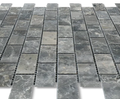 Breccia Grigio 1x2 Brick 12x12 Natural Veined Marble Mosaic