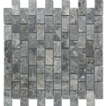 Breccia Grigio 1x2 Brick 12x12 Natural Veined Marble Mosaic
