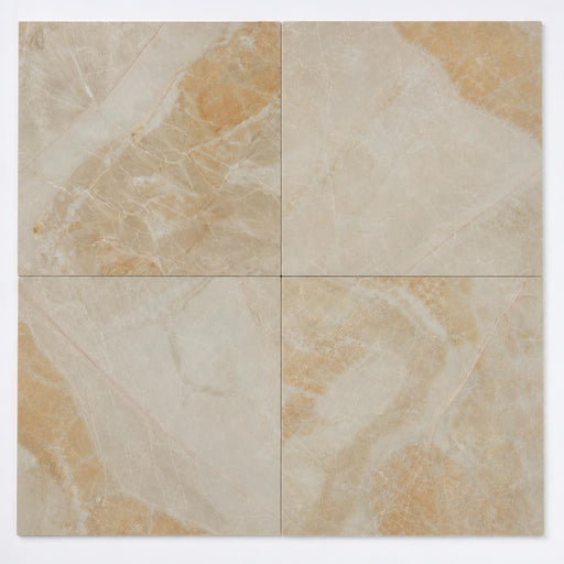 Breccia Oniciata 18x18 Natural Veined Marble Tile close-up